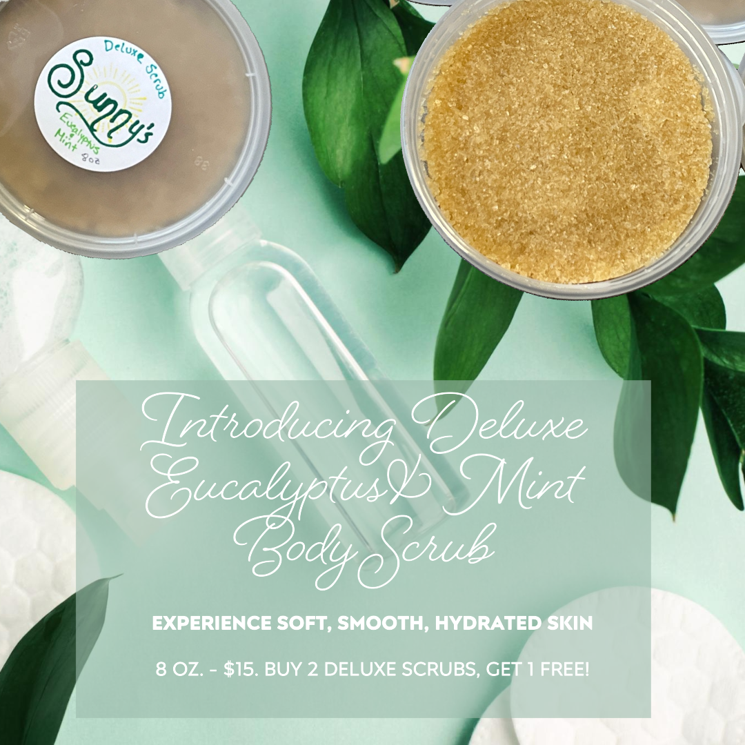 🌿 Eucalyptus & Mint Deluxe Body Scrub